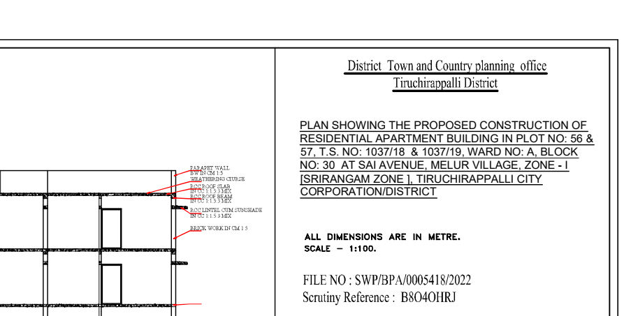 Drawing Plan of MV MAITHRI